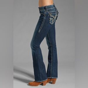 Rock Revival Celine Bootcut Jeans  size 29 Medium Dark Wash